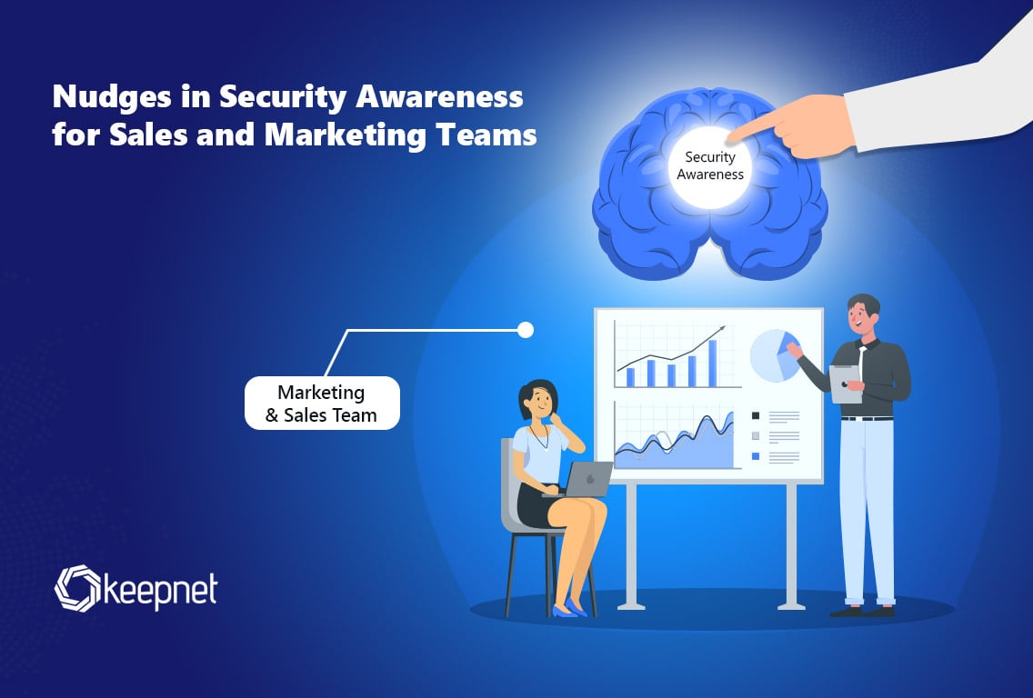 Nudges in Security Awareness for Sales and Marketing Teams