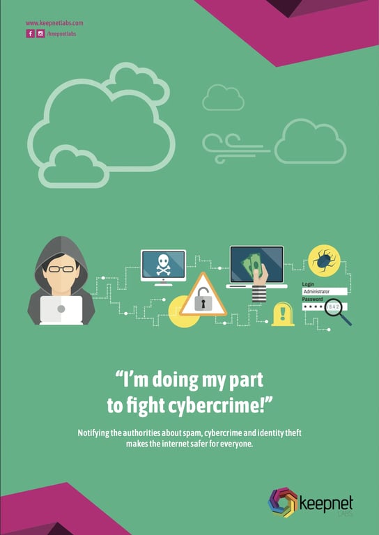 I am doing my part to fight cybercrime poster