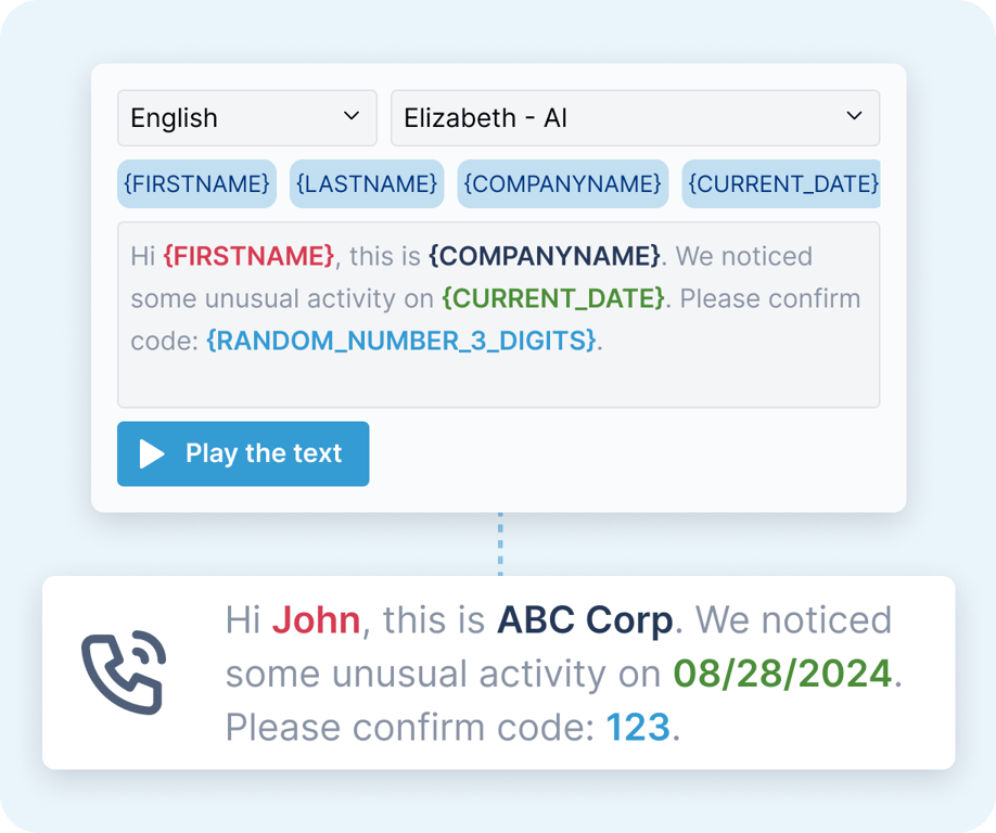Personalized Simulations with Merge Tags