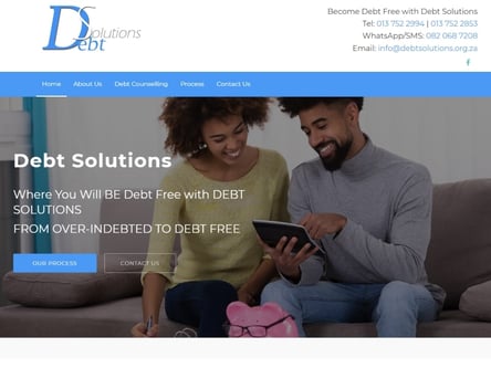 Debt Solutions homepage