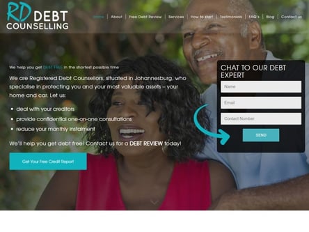 RD Debt Counselling homepage