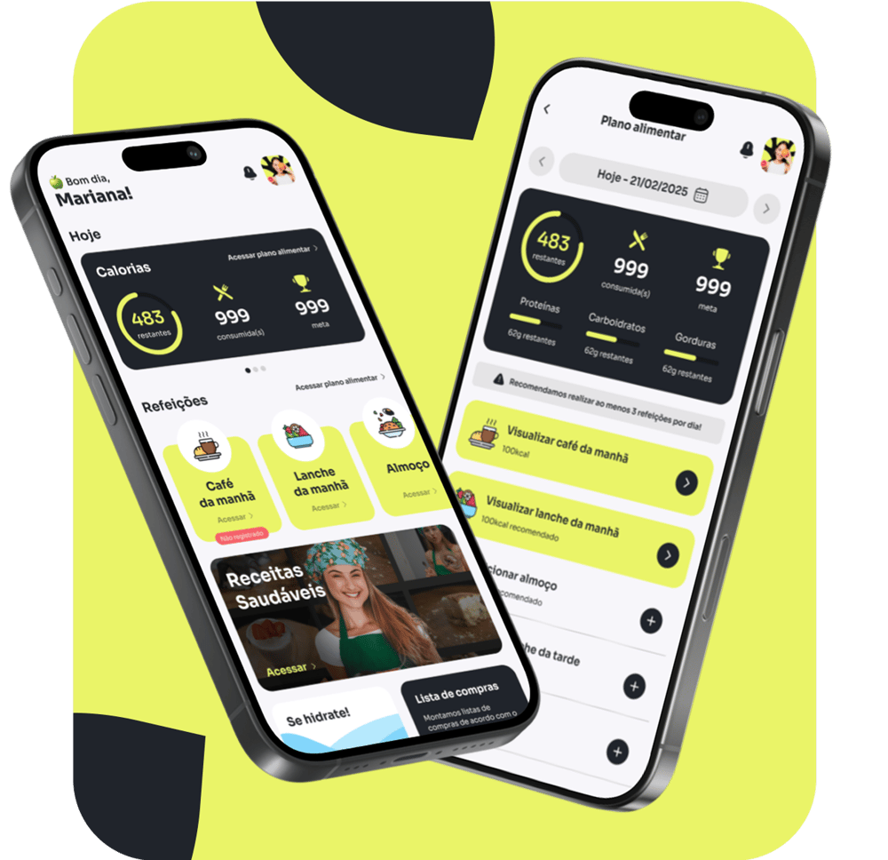 Seunutri app nos celulares