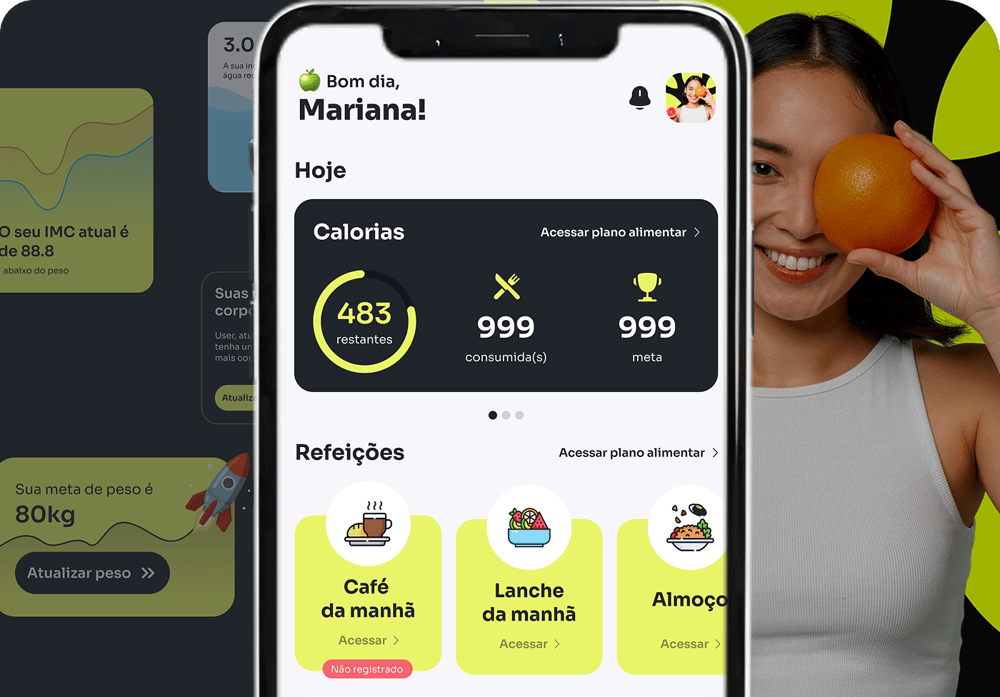 Plano alimentar do app seu nutri