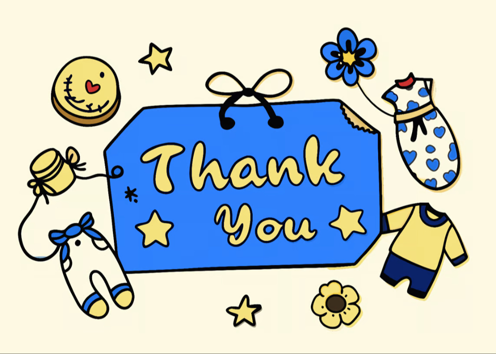 Thank You For The Baby Gift