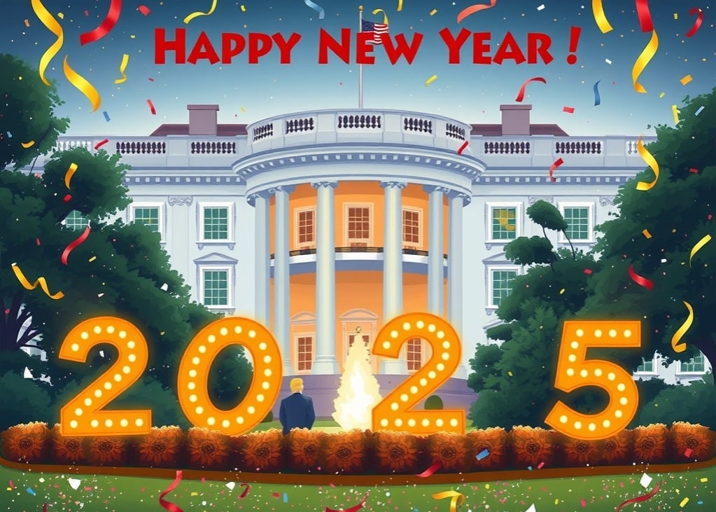 Wishing You a Trump-Card New Year at White House 2025
