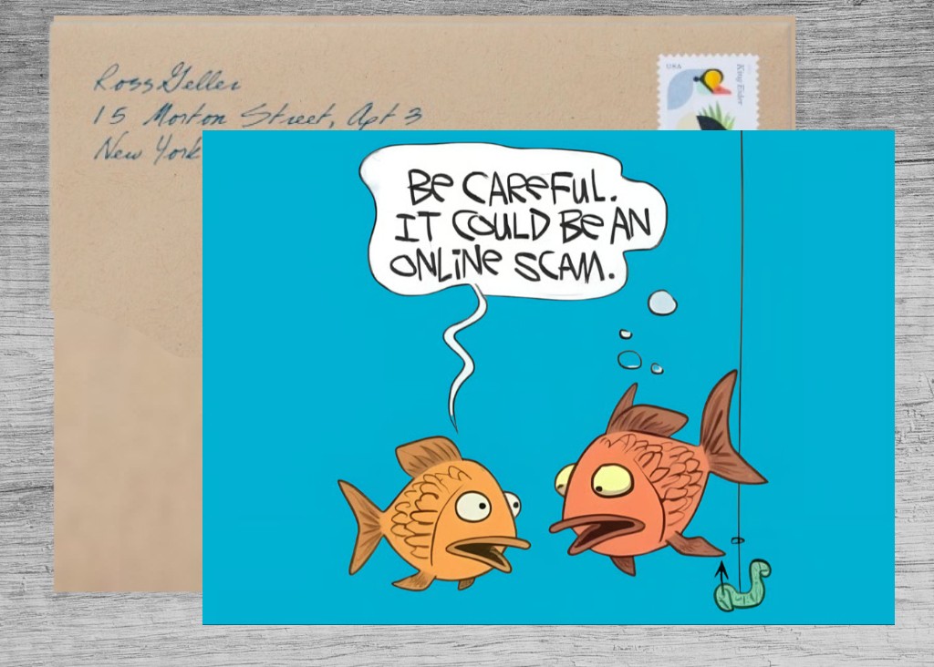 Fin-tastic Friend: A Humorous Fish Greeting Card
