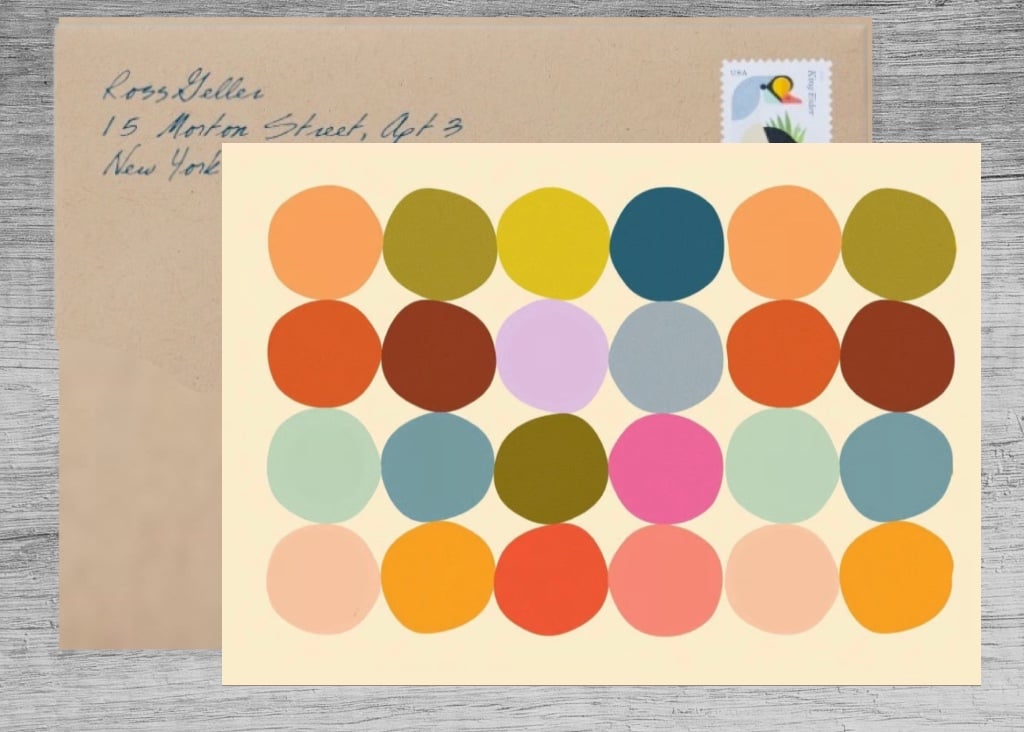 Dotted Delight: A Colorful Greeting Card for Any Occasion
