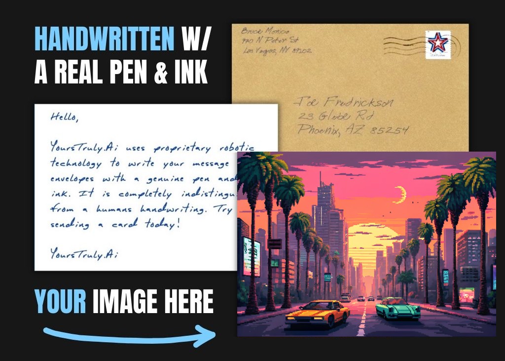 Vibrant Miami Art Greeting Card