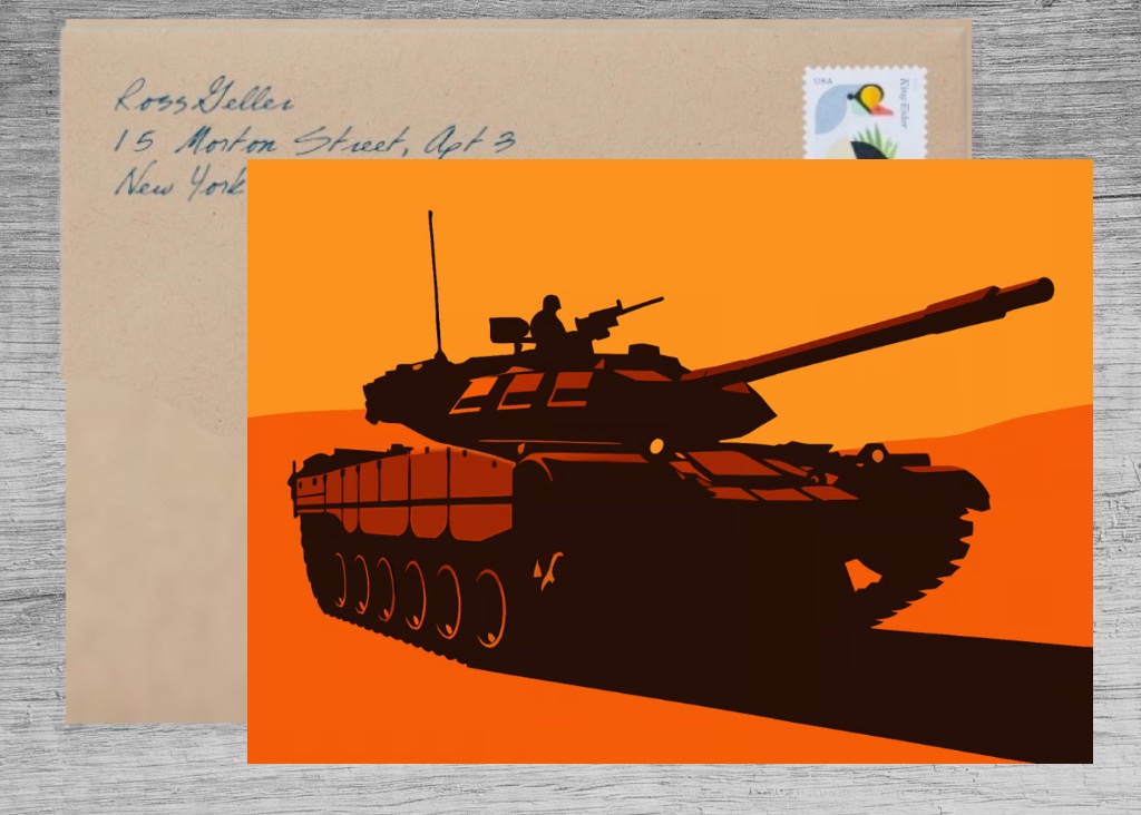 Happy Birthday Tank Card