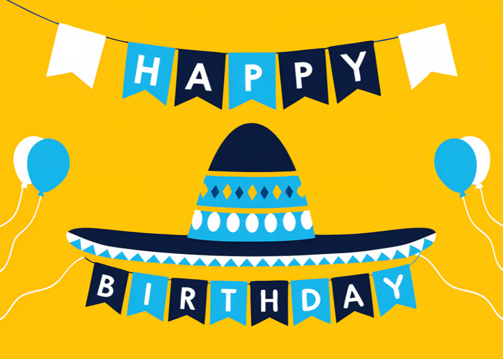 Mexican Sombrero Birthday Wishes