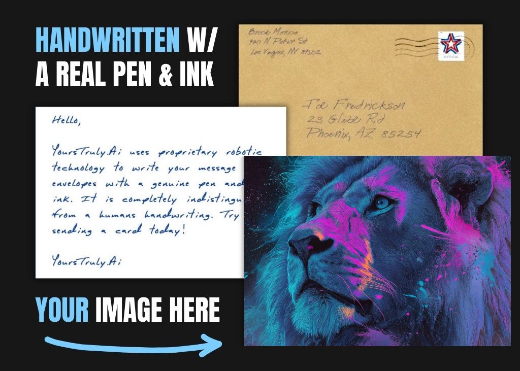 Roar with Joy: A Colorful Lion Greeting Card