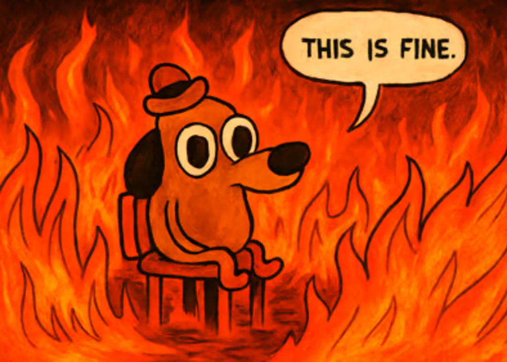 This Is Fine Meme