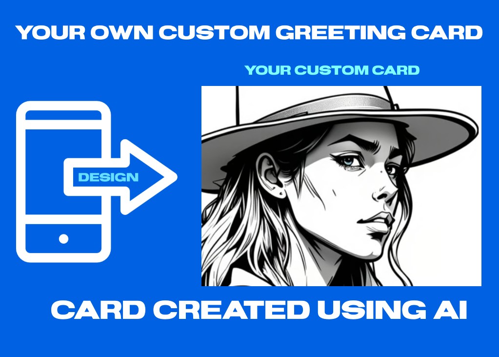 Western Girl Greeting Card