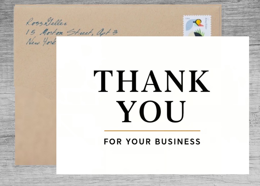 A Heartfelt Thank You for Your Business