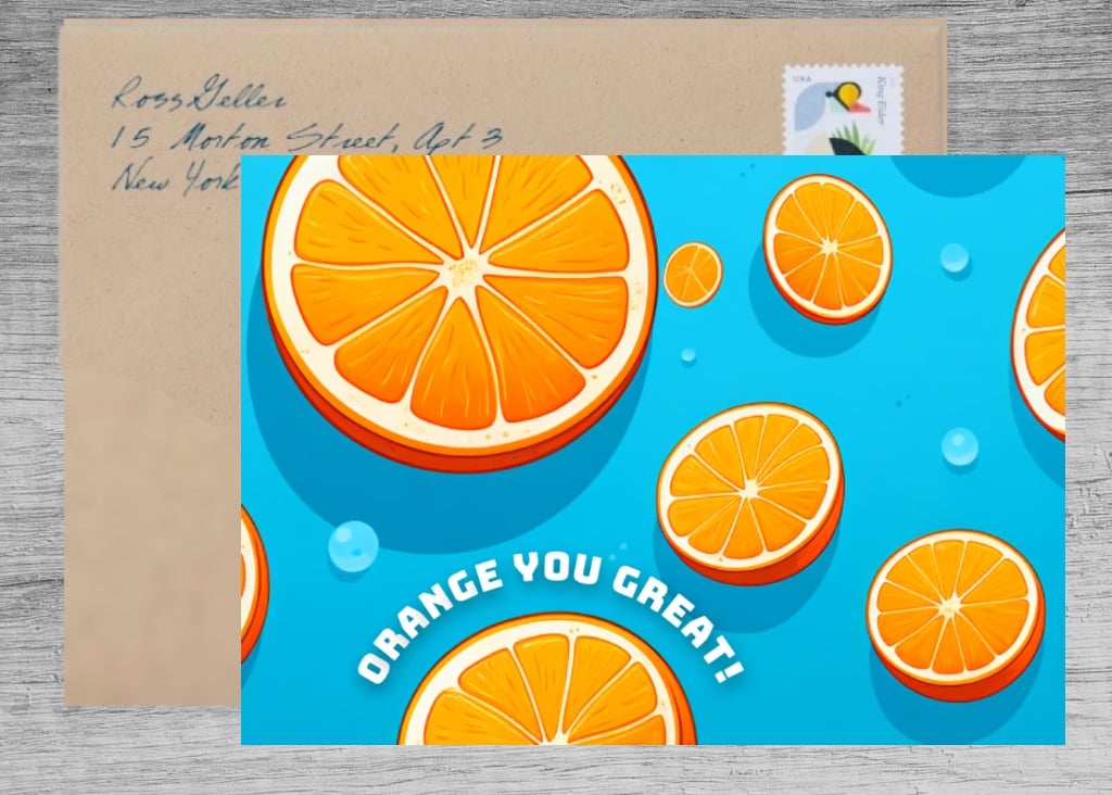 Orange You Great - Celebrating Friendships