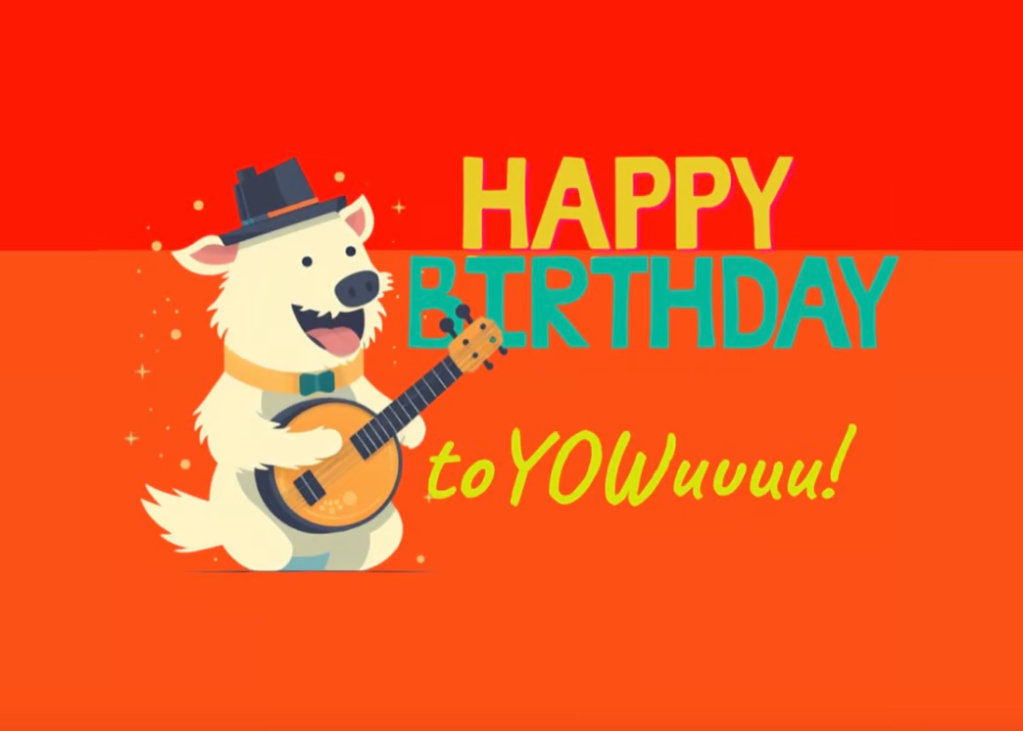 Dog's Best Friend Wishes To Yow-Uuuu! Happy Birthday!