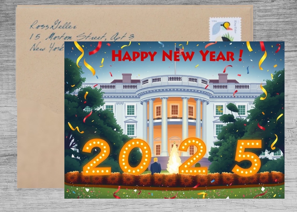 Wishing You a Trump-Card New Year at White House 2025