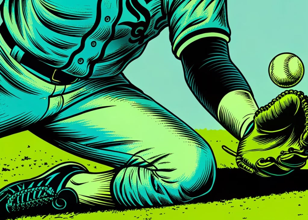 Nice Catch: Sports Theme Baseball Fan Card