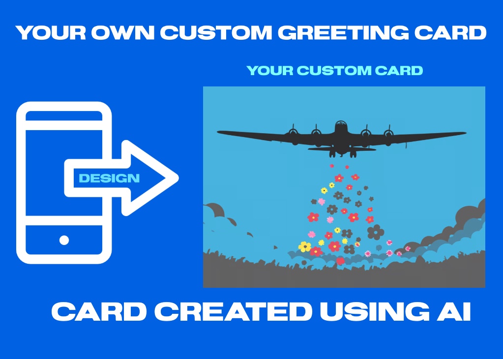 Bomber Drops Love and Flowers