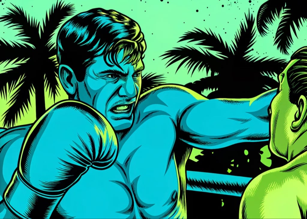 Boxing, Card Collection, Art: Punching Above Your Weight - Miami