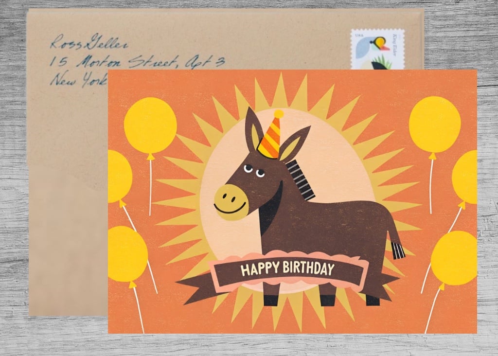 Wishing a Happy Birthday to a Donkey Who's the Real Mover and Shaker!