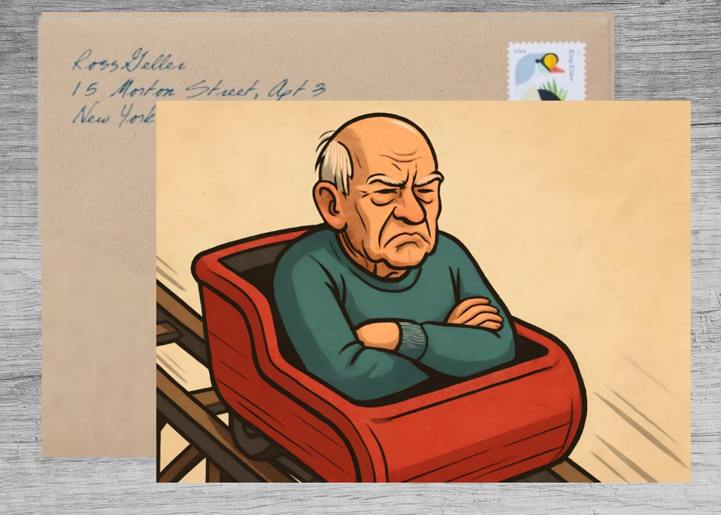 Old Man Enjoying A Bad Time: Wishing You a Miserable Day