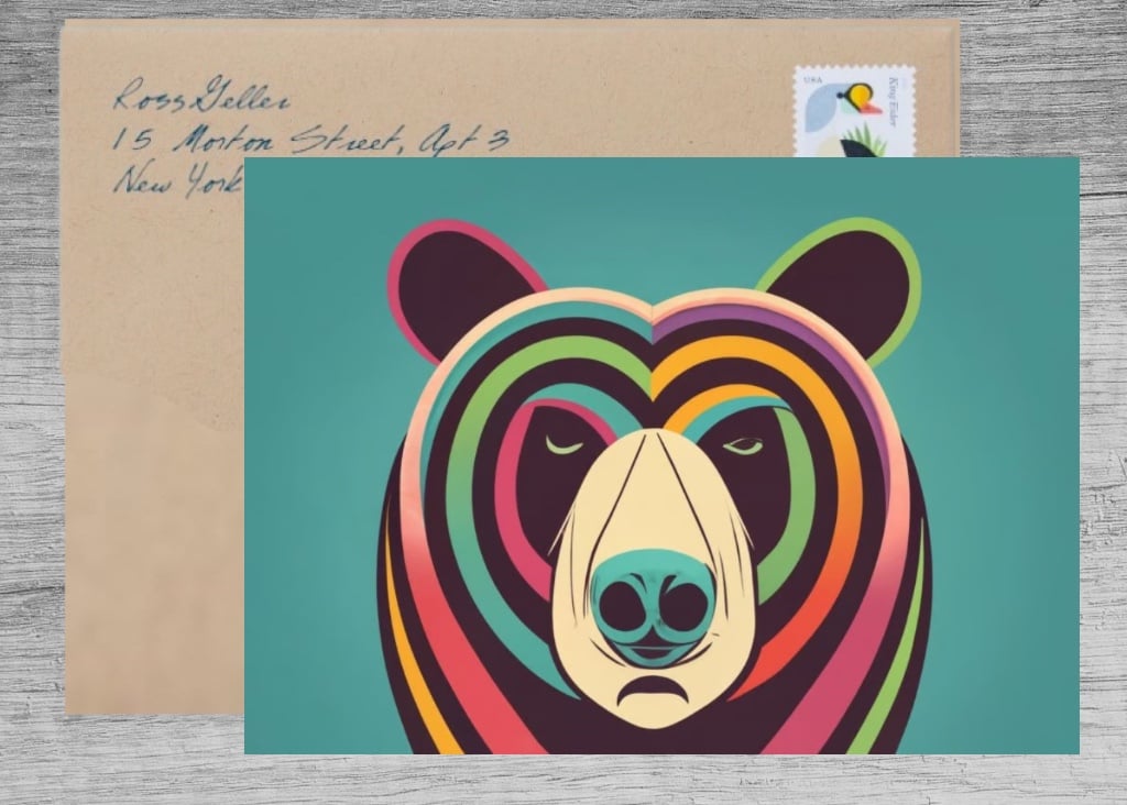 Cheer Up Spring  Will Be Here  Soon Bear Card