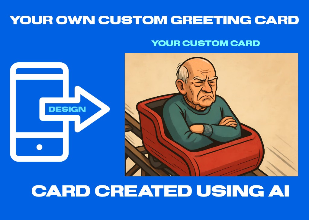 Old Man Enjoying A Bad Time: Wishing You a Miserable Day