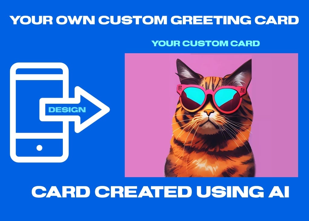 Cool Cat Greeting Card