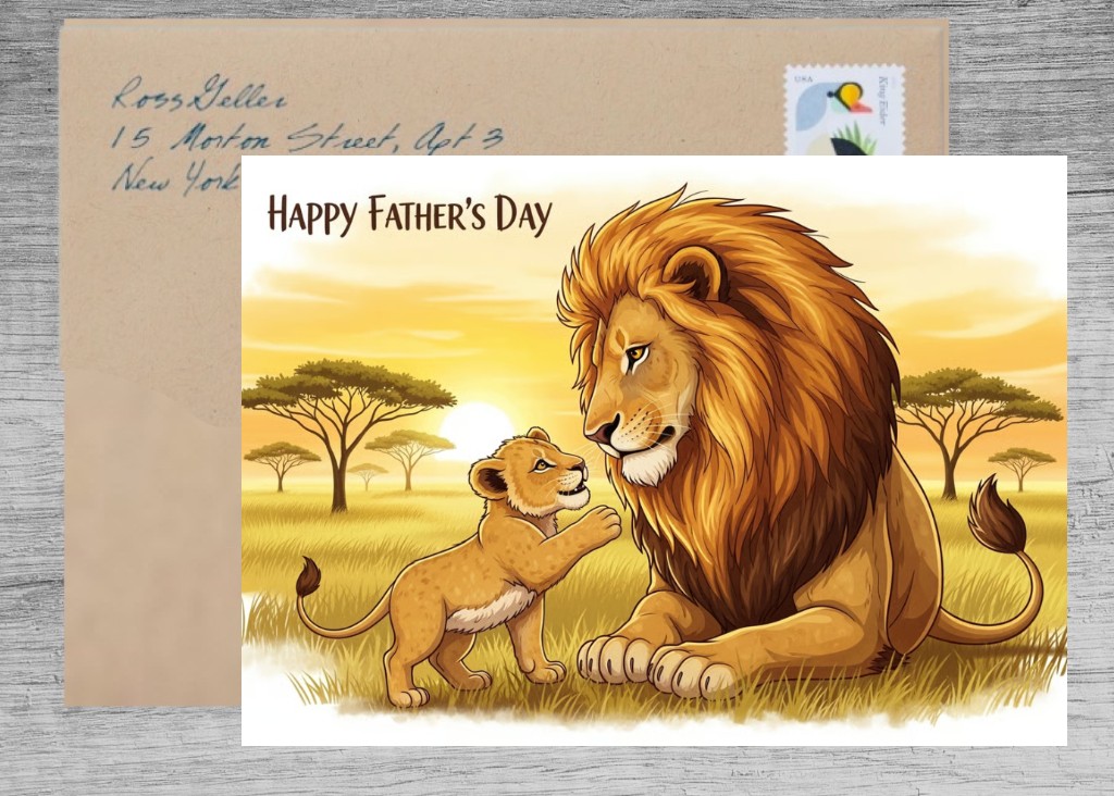 A Roaring Father's Day to the King of the Jungle