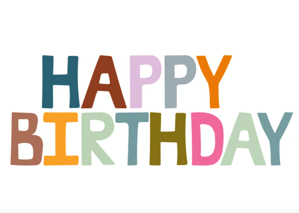 Colorful Birthday Card