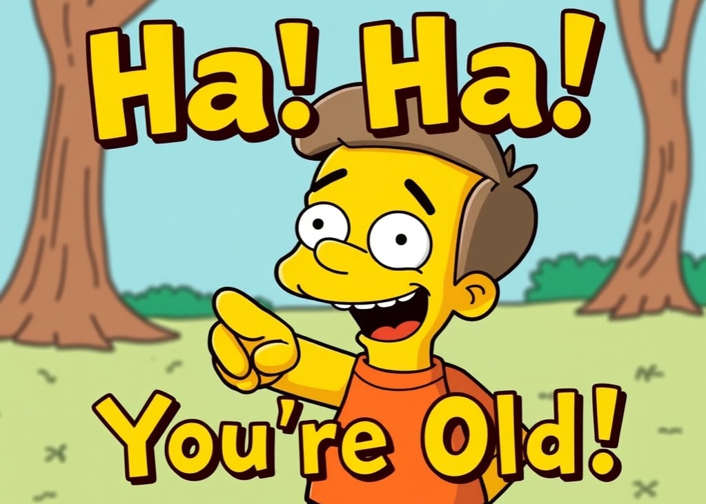 Your So Old It's Funny Birthday Card!