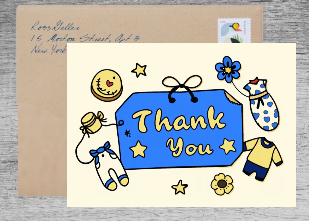 Thank You For The Baby Gift