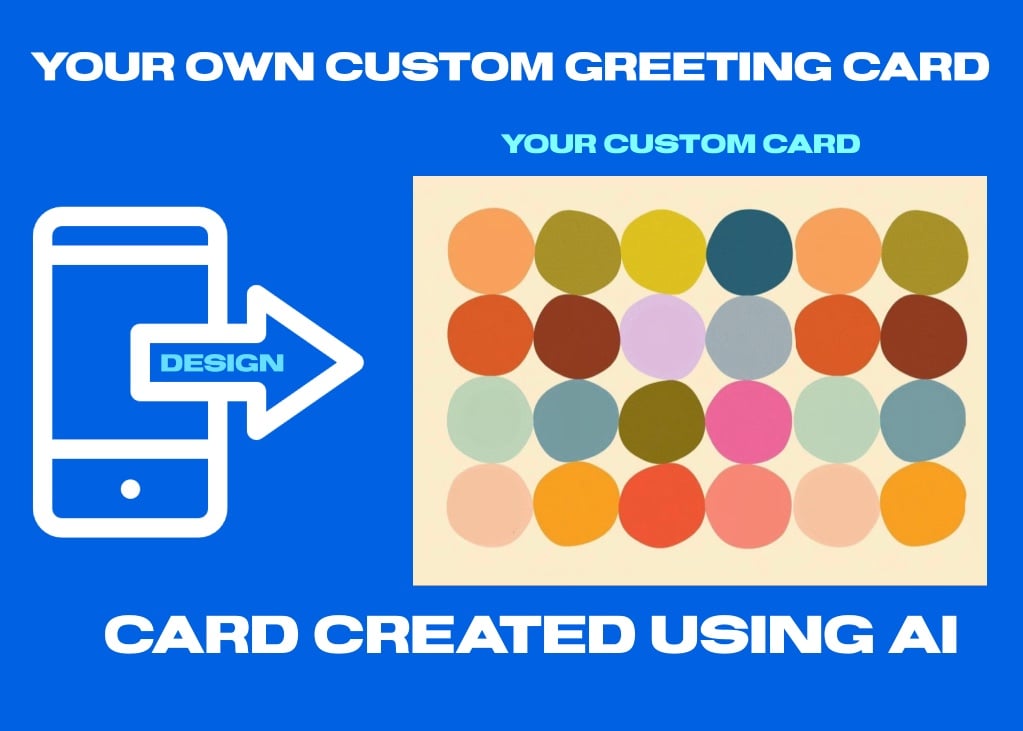 Dotted Delight: A Colorful Greeting Card for Any Occasion