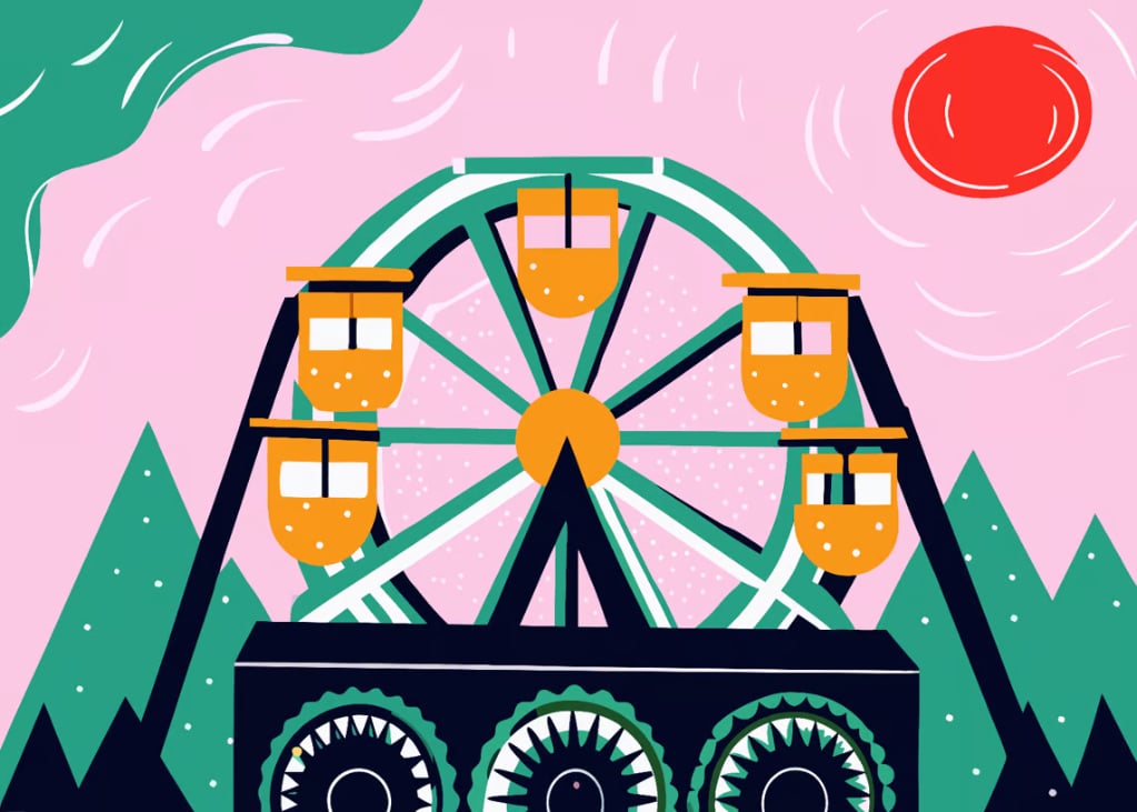 Ferris Wheel and Happy Times