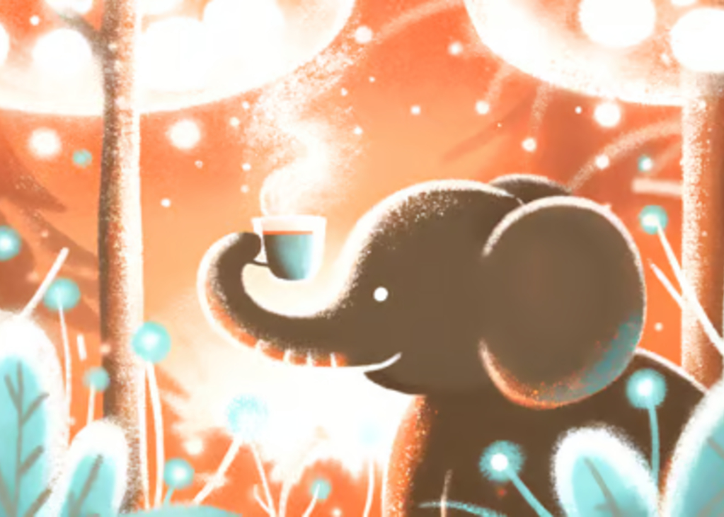 A Roarin' Good Cup: Wishing You a Trunk-tastic Day