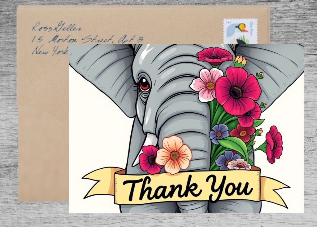 A Heartfelt Thank You from the Wild: A Grateful Elephant