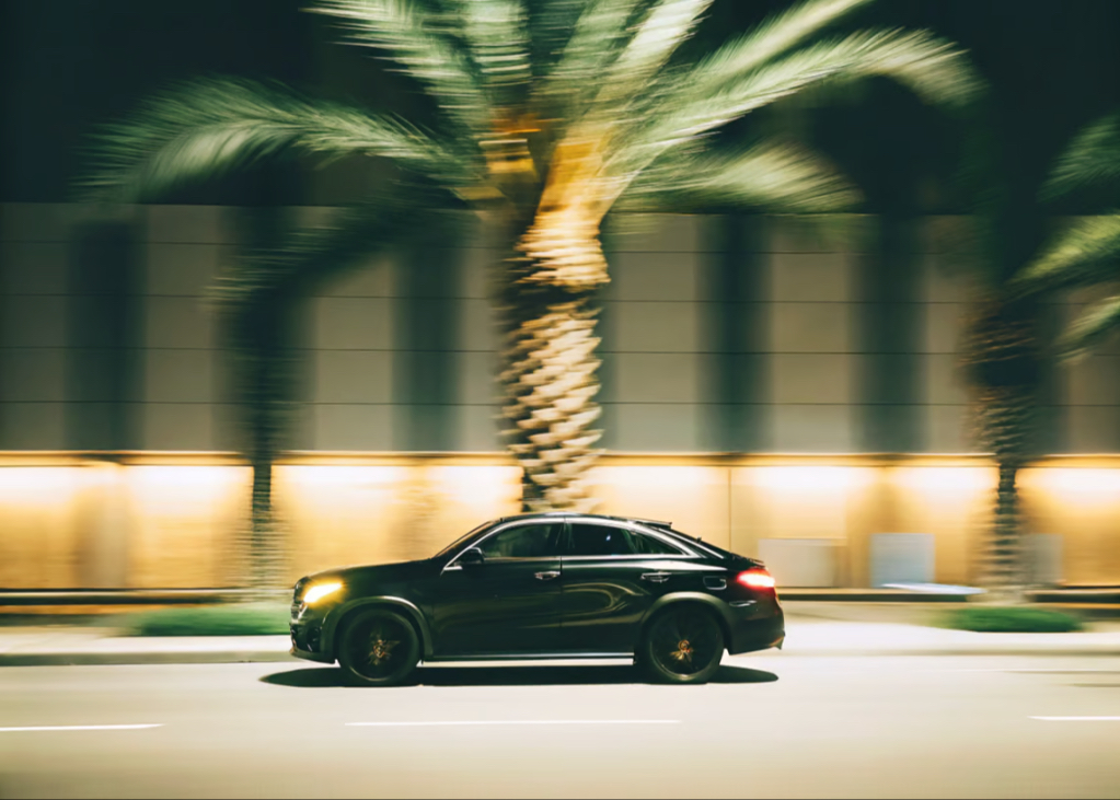 Roar into Town In a Benz AMG
