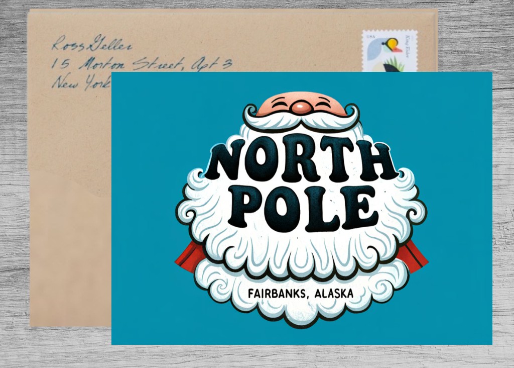 A Jolly Hello from the North Pole! Fairbanks Alaska