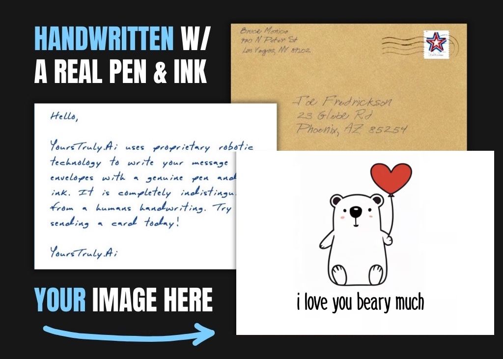 I Love You Beary Much Valentine's Day Card