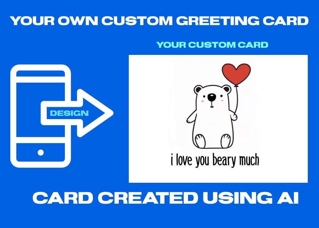 I Love You Beary Much Valentine's Day Card