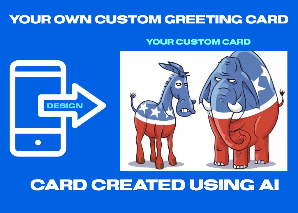 Politics Card: A Unifying Message for Elephants and Donkeys