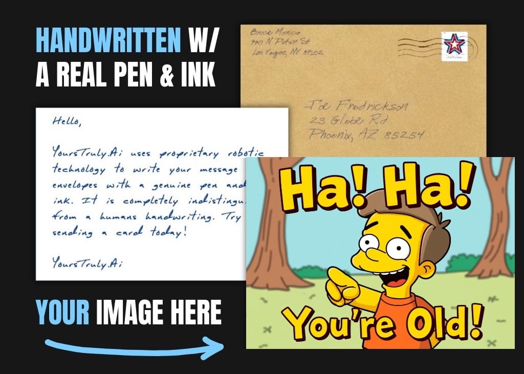 Your So Old It's Funny Birthday Card!