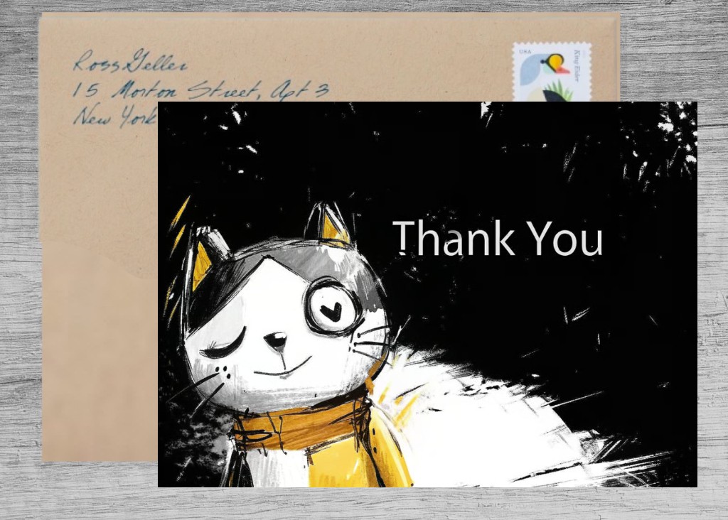 Thank You From A Cool Cat