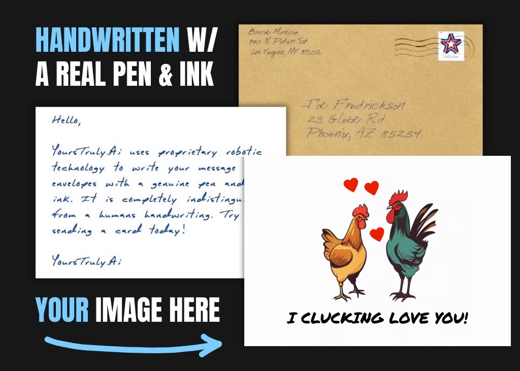 Why did the chickens cross the road? To Say I Love You!