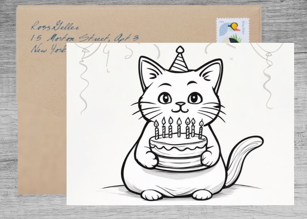 Purr-fect Birthday Wishes for a  Friend