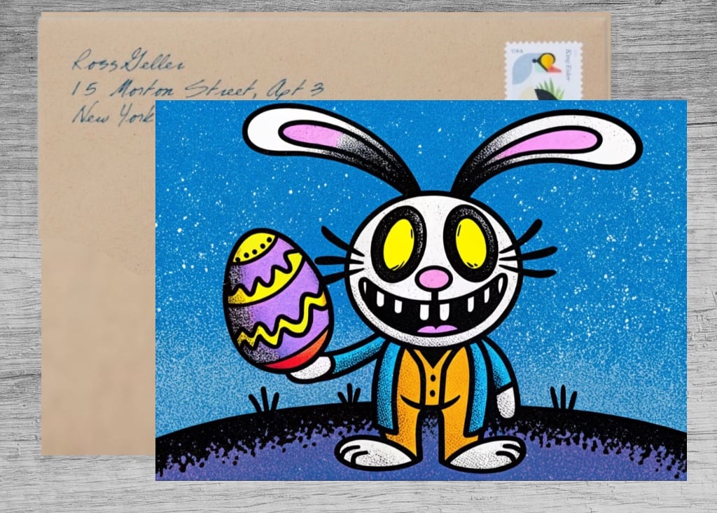 Hoppy Easter Wishes from the Funny Easter Bunny