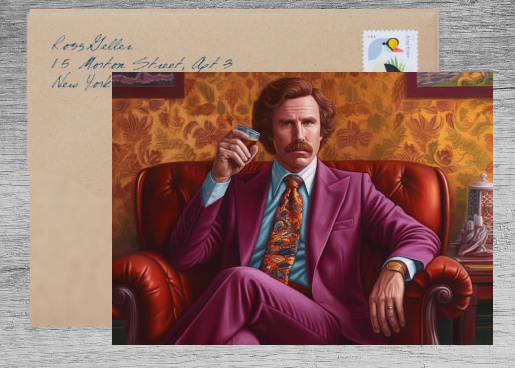 San Diego Anchorman Birthday Card