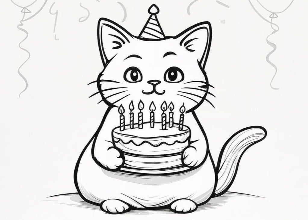 Purr-fect Birthday Wishes for a  Friend