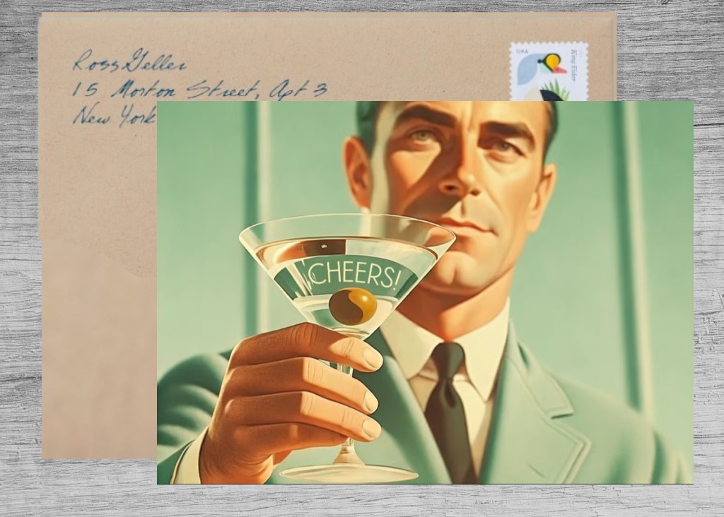 Shaken, Not Stirred: James Bond Martini Birthday Wishes